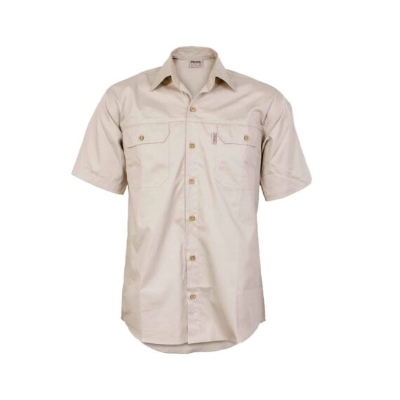 mens short sleeve cargo shirt