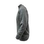 1/4 Zip Plain Knitted Jersey