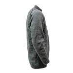 1/4 Zip Plain Knitted Jersey
