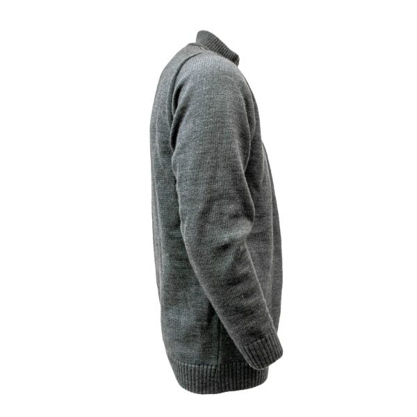 1/4 Zip Plain Knitted Jersey