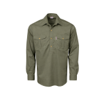 Box Front Long Sleeve Shirt