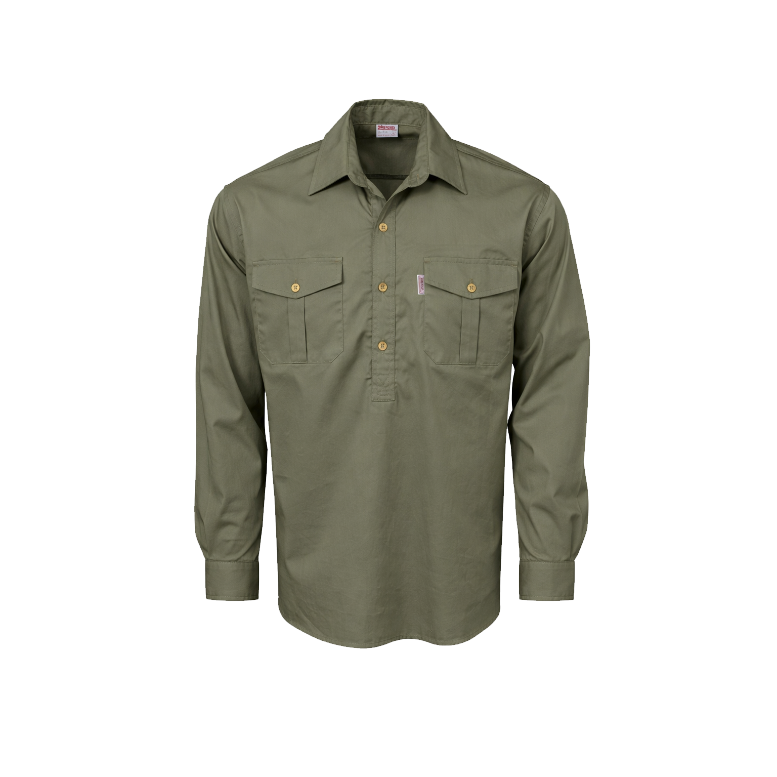 Box Front Long Sleeve Shirt - Dirt Road Outfitters