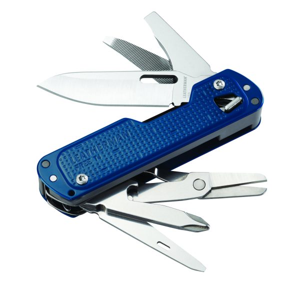 Leatherman FREE T4 Pocket Knife Navy (Box)