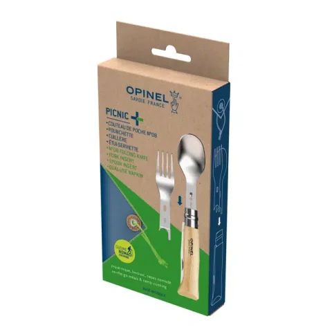Opinel Picnic Plus Complete set with No 8 knife