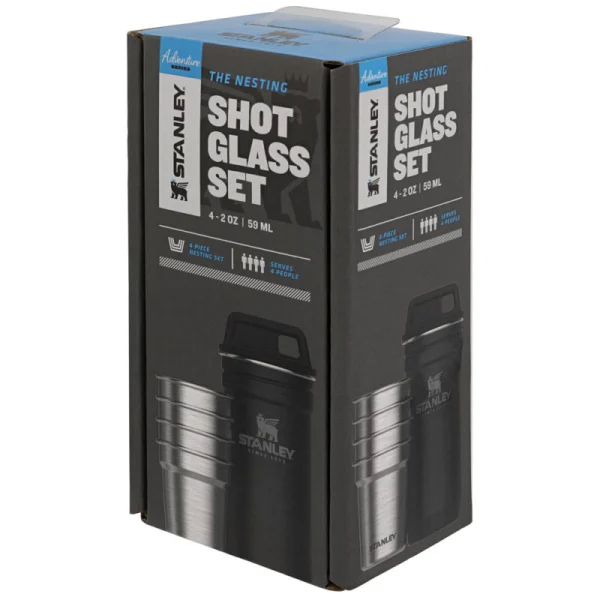 Nesting Shot Glass Set -M/BlK