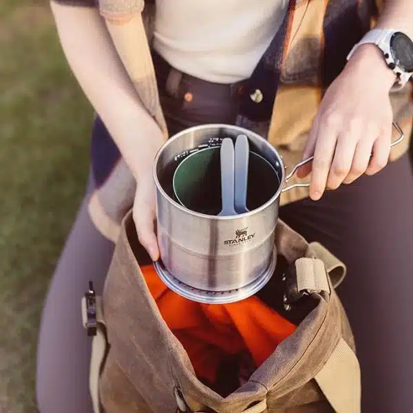 エルグランド 中期 純正 テルレンプセット STANLEY P8959 Stanley Stainless Steel Cook Set For Two 1.0L - Dirt Road Outfitters
