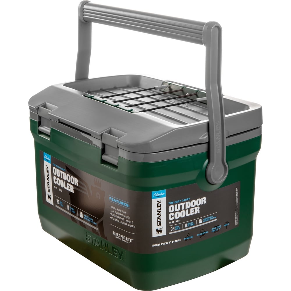 Stanley The Easy Carry Outdoor Cooler 15.1L, green | Advantageously