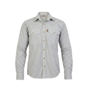 Finch Shirt long sleeve Olive check